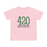 420 - I Don't Smoke Pot - Women’s T-Shirt
