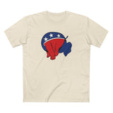 Republican Elephant (Head Up Its Ass) - Men's T-Shirt