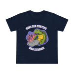 Save Sea Turtles. Ban Straws - Women’s T-Shirt