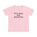 Teachers Are Overpaid - Women’s T-Shirt