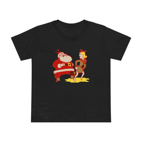 I Saw Mommy Pissing On Santa Claus - Women’s T-Shirt
