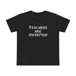 Teachers Are Overpaid - Women’s T-Shirt