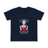 (Anna Nicole Mammarial T-shirt) In Loving Mammary - Breast In Peace - Women’s T-Shirt