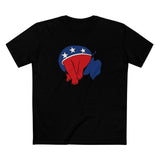 Republican Elephant (Head Up Its Ass) - Men's T-Shirt