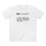 This Shirt Is Closed Captioned For The Hearing Impaired - Men's T-Shirt