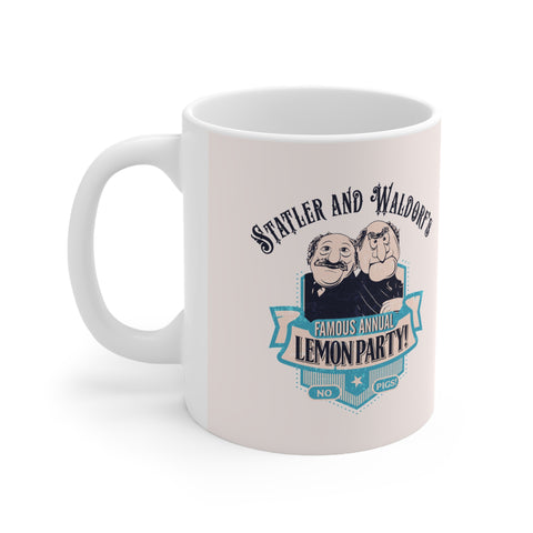 Statler And Waldorf's Famous Annual Lemon Party! (The Muppets) - Mug