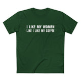 I Like My Women Like I Like My Coffee - Ground Up And In The Freezer - Men’s T-Shirt