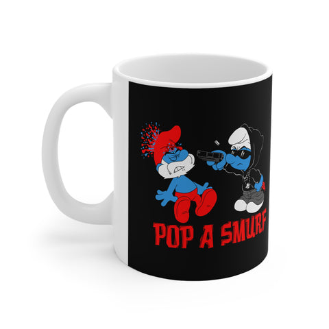 Pop A Smurf - Mug