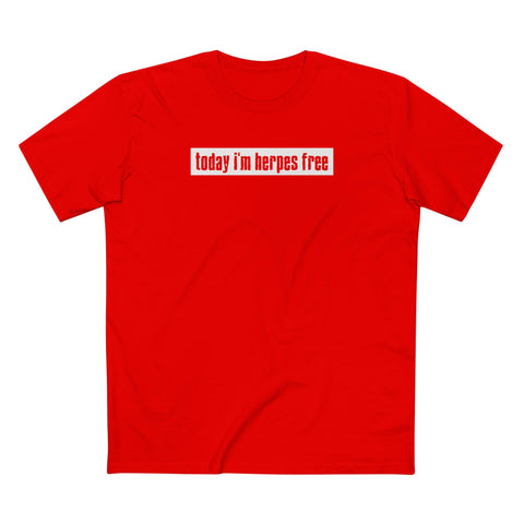 Today I'm Herpes Free - Men's T-Shirt