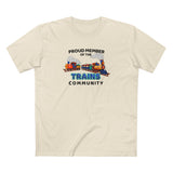 Proud Member Of The Trains Community - Men's T-Shirt