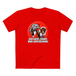 God Hates Chimps Who Love Dolphins - Men's T-Shirt