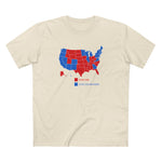 Republicans (Red States) - Elitist Election Riggers (Blue States) - Men's T-Shirt