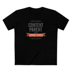 Content Parents Of An Average Student - Men's T-Shirt