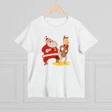 I Saw Mommy Pissing On Santa Claus - Ladies Tee