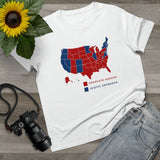 Complete Morons (Red States) - Idiotic Crybabies (Blue States) 2016 - Ladies Tee
