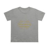 Ask Me About My Vow Of Silence - Ladies Tee