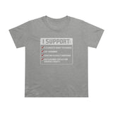 I Support A Climate's Right To Choose - Ladies Tee