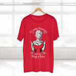 (Anna Nicole Mammarial T-shirt) In Loving Mammary - Breast In Peace - Guys Tee