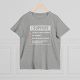 I Support A Climate's Right To Choose - Ladies Tee