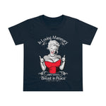 (Anna Nicole Mammarial T-shirt) In Loving Mammary - Breast In Peace - Ladies Tee